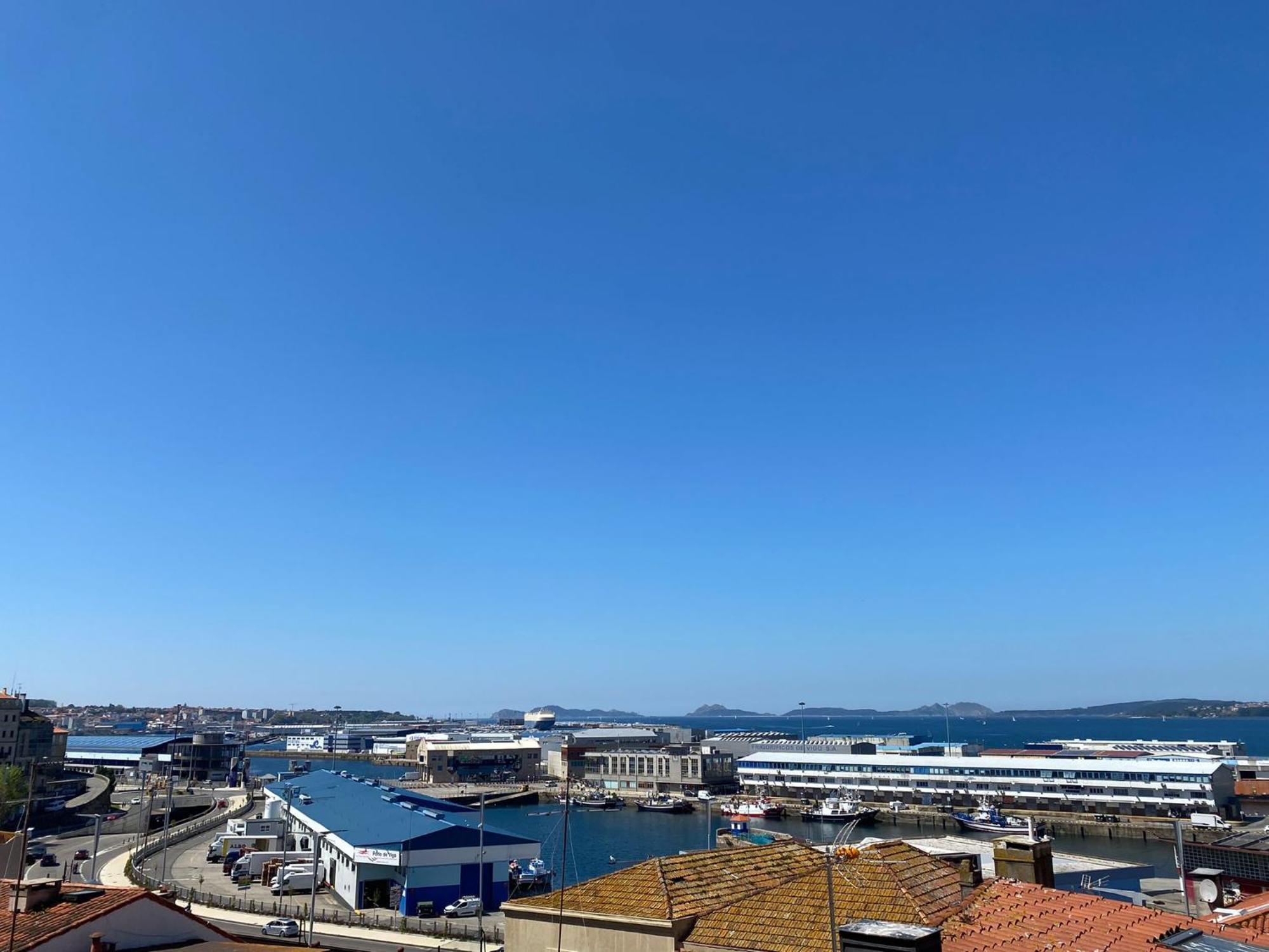 Apartamento Casco Historico Con Vistas A La Ria Vigo Exteriör bild